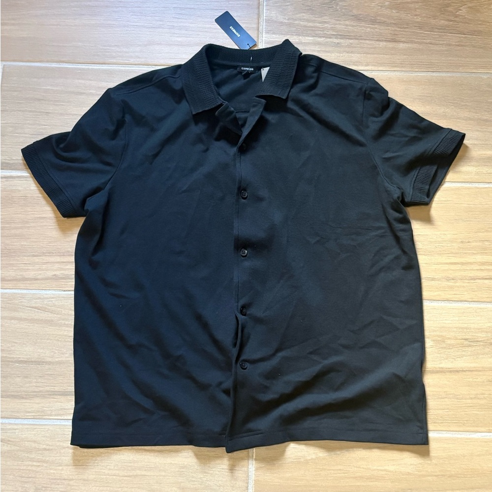 Express Men's Black Shirt